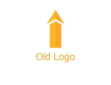 arrow forming letter i logo