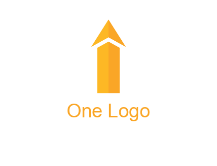 arrow forming letter i logo