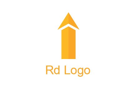arrow forming letter i logo