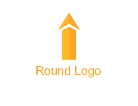 arrow forming letter i logo