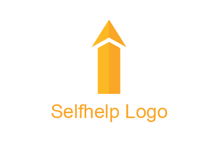 arrow forming letter i logo