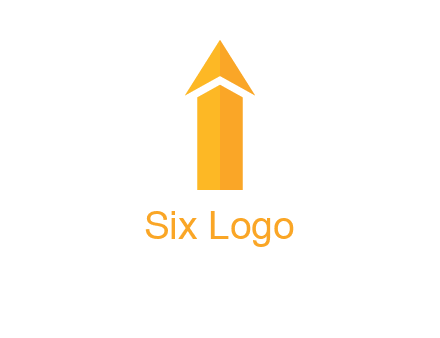 arrow forming letter i logo