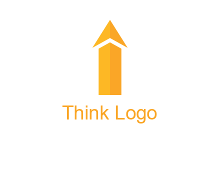 arrow forming letter i logo
