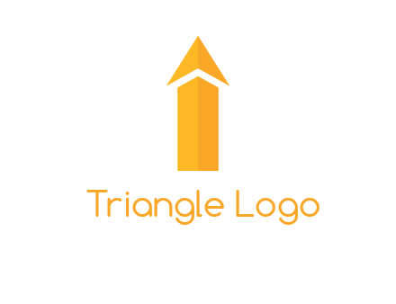 arrow forming letter i logo