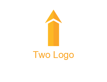 arrow forming letter i logo