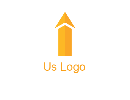arrow forming letter i logo