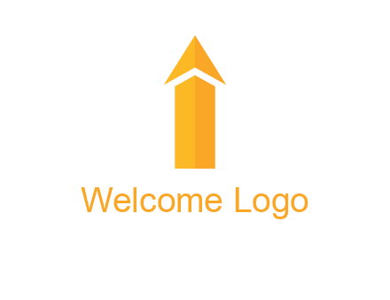 arrow forming letter i logo