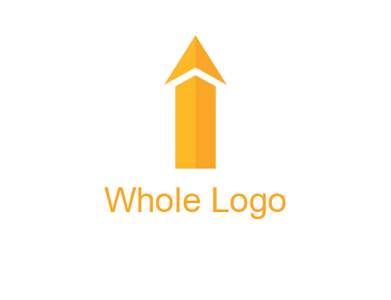 arrow forming letter i logo