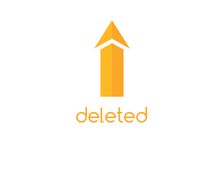 arrow forming letter i logo