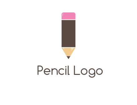 pencil forming letter i shape graphic