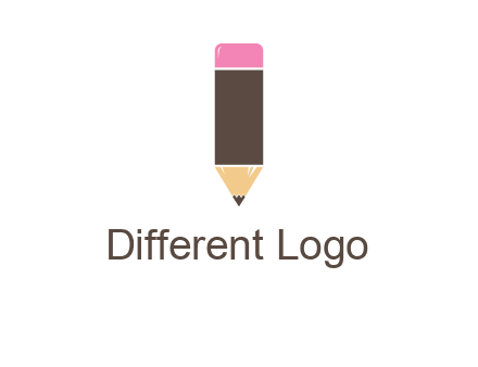 pencil forming letter i shape graphic