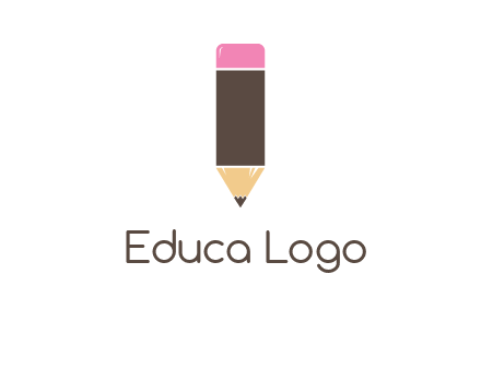 pencil forming letter i shape graphic