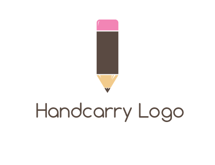 pencil forming letter i shape graphic