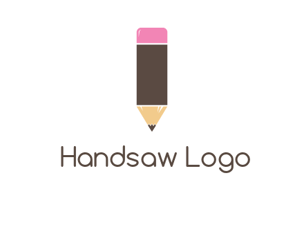 pencil forming letter i shape graphic