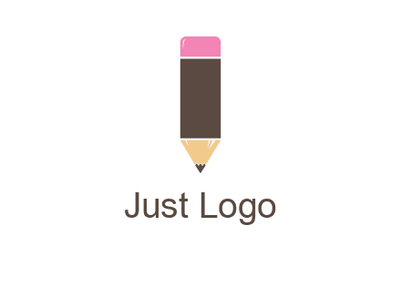 pencil forming letter i shape graphic