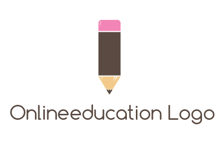 pencil forming letter i shape graphic