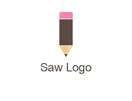 pencil forming letter i shape graphic