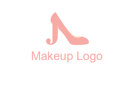 shoe combined with letter j logo