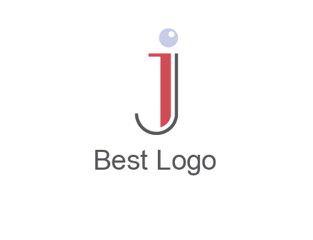 letter I in letter J
