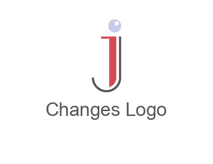 letter I in letter J
