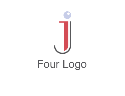 letter I in letter J