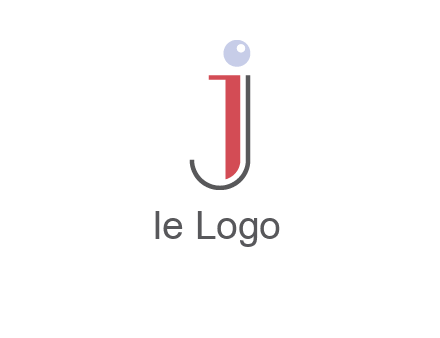letter I in letter J