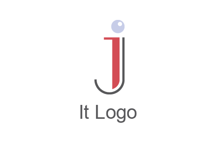 letter I in letter J