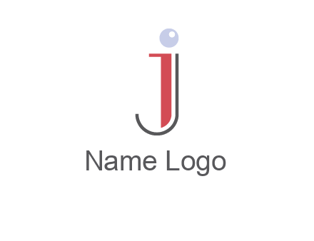 letter I in letter J