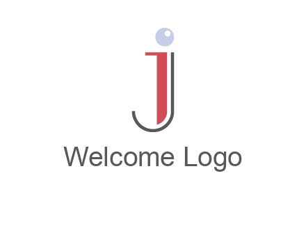 letter I in letter J