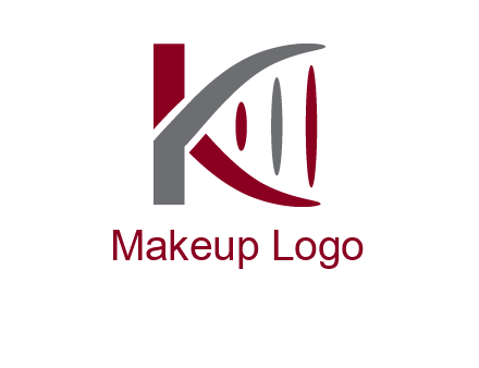 DNA incorporate with letter k logo