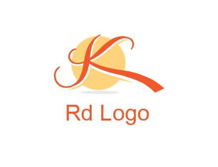 letter k over the circle logo