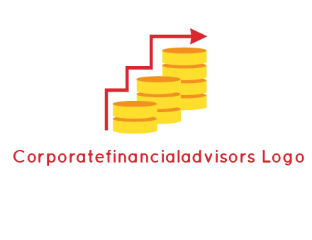 arrow over coins logo