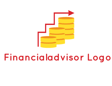 arrow over coins logo