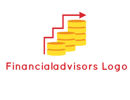 arrow over coins logo