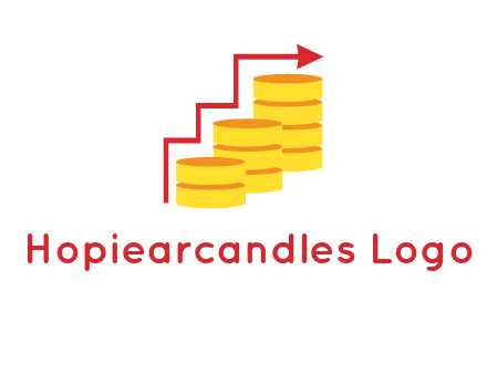 arrow over coins logo