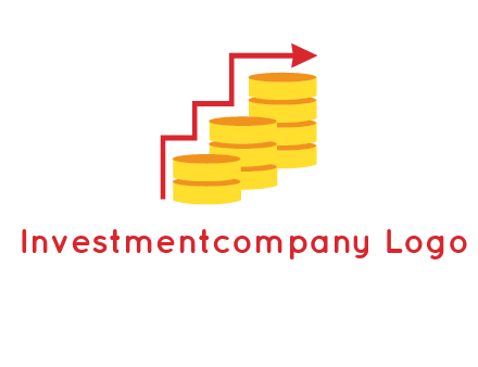 arrow over coins logo