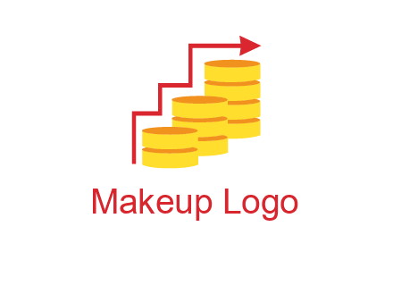 arrow over coins logo