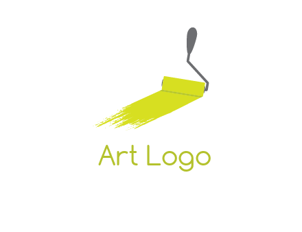 roller paint brush logo