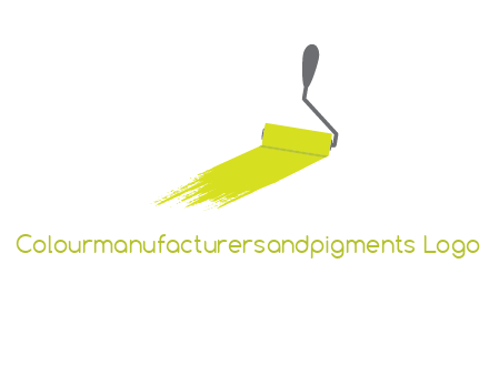 roller paint brush logo