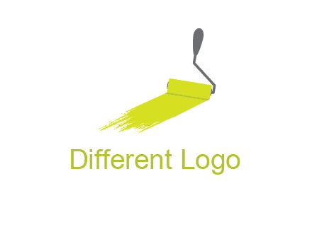 roller paint brush logo