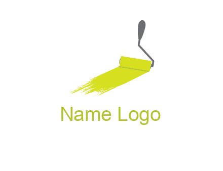roller paint brush logo