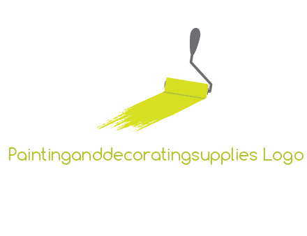 roller paint brush logo