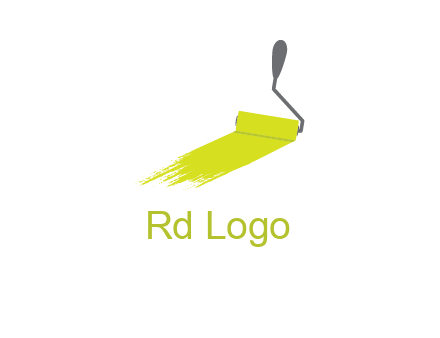 roller paint brush logo