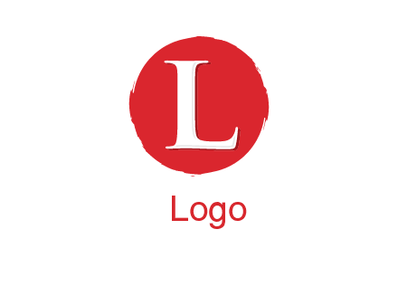 letter inside circle logo