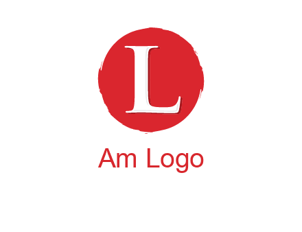 letter inside circle logo