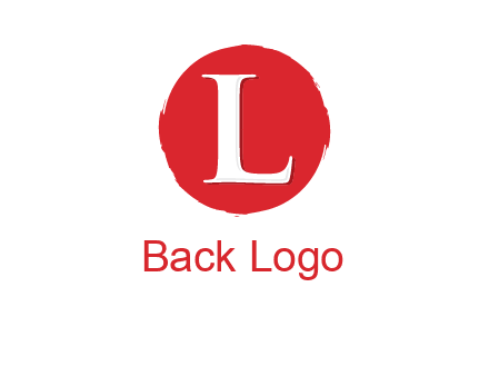 letter inside circle logo