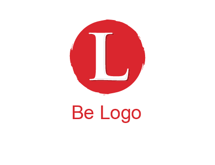 letter inside circle logo