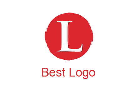 letter inside circle logo