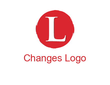 letter inside circle logo