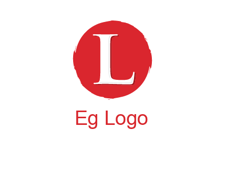 letter inside circle logo
